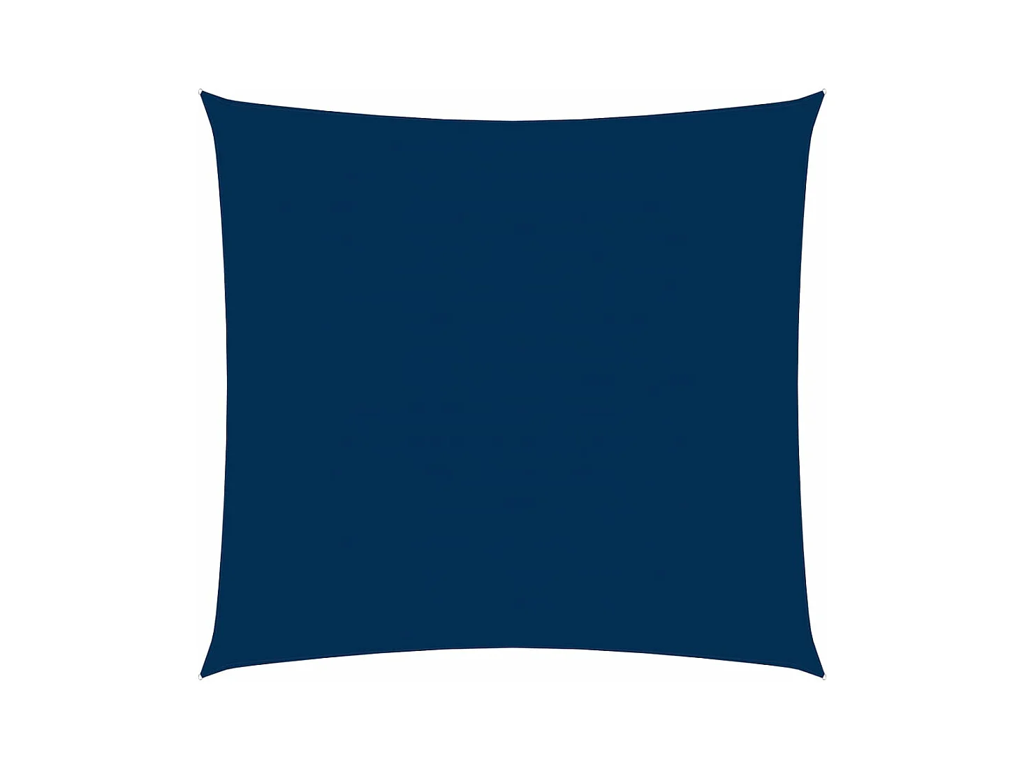Voile de parasol tissu oxford carré 5x5 m bleu