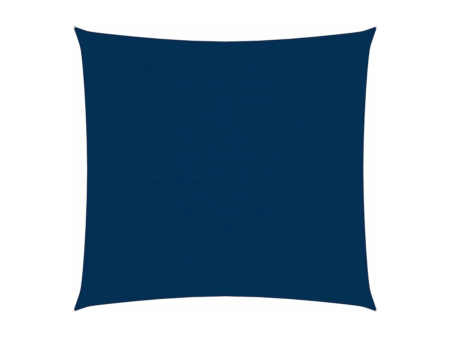 Voile de parasol tissu oxford carré 5x5 m bleu
