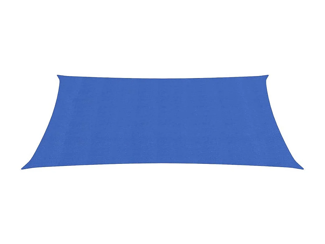 Voile d'ombrage 160 g/m² Bleu 2x3,5 m PEHD