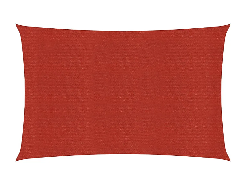 Schaduwdoek 160 g/m² Rood 3,5x4,5 m HDPE