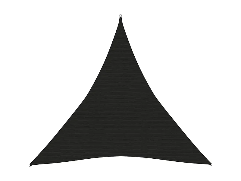 Voile d'ombrage 160 g/m² Noir 4,5x4,5x4,5 m PEHD