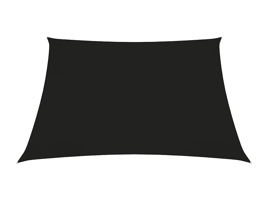 Voile de parasol tissu oxford carré 2,5x2,5 m noir