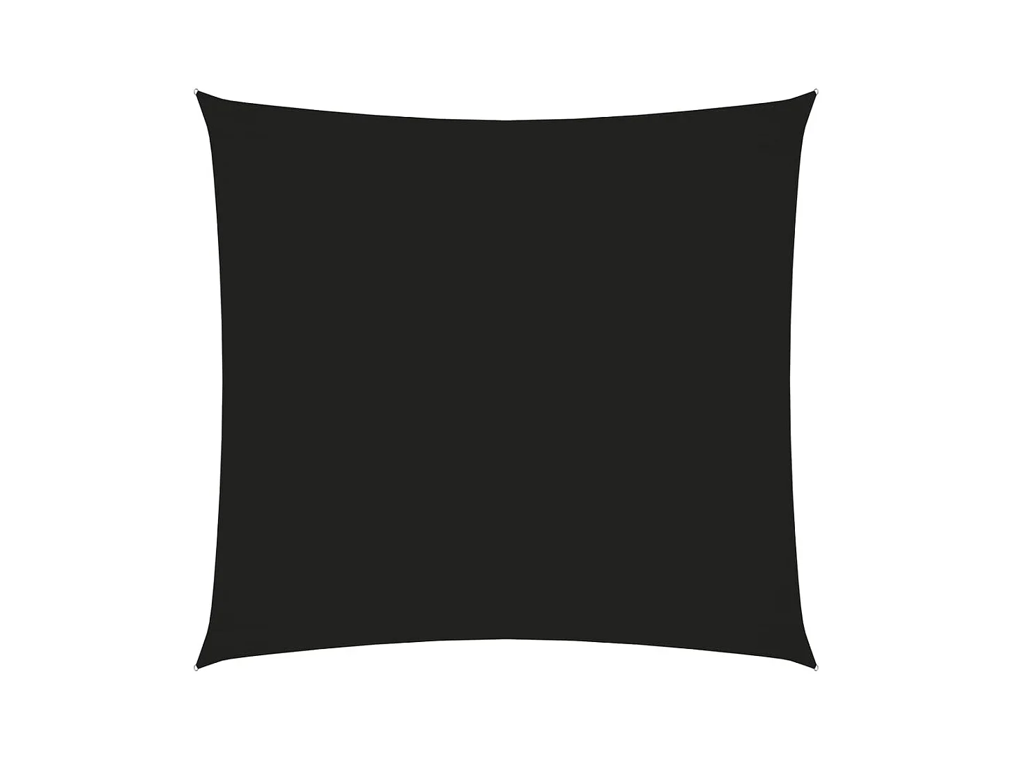 Guarda-sol vela quadrada tecido oxford 2,5x2,5 m preto