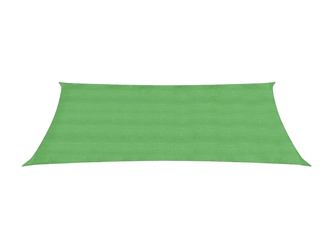 Voile d'ombrage 160 g/m² Vert clair 2x5 m PEHD