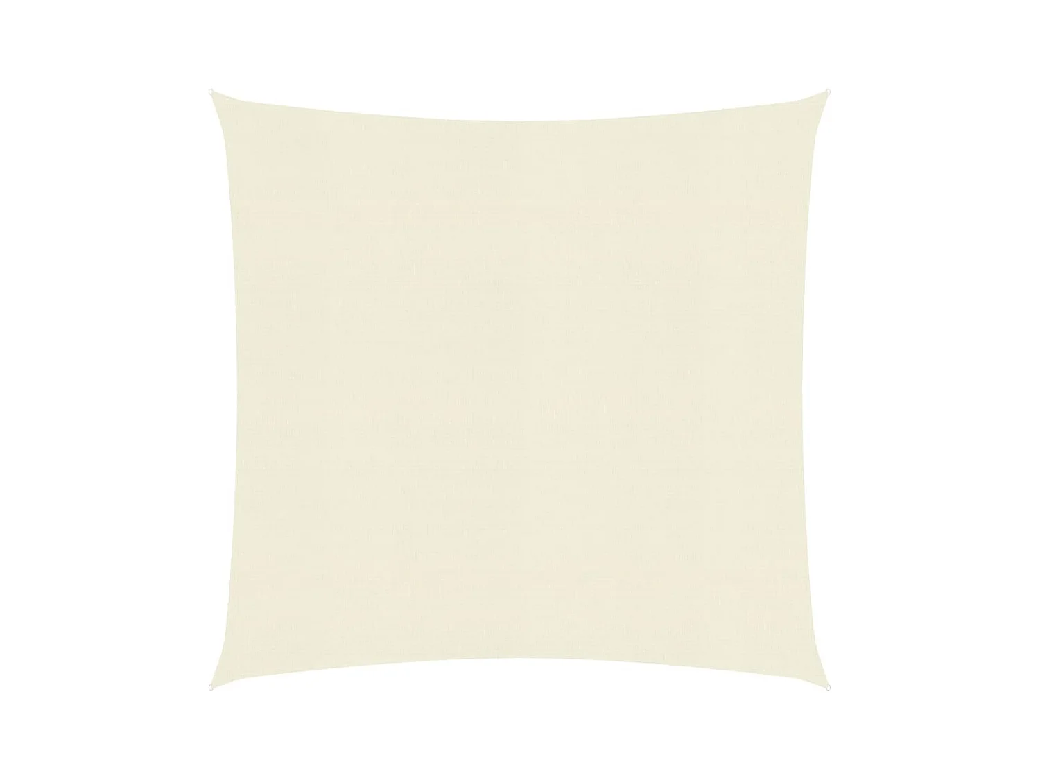 Vela ombreggiante 160 g/m² Crema 7x7 mt HDPE