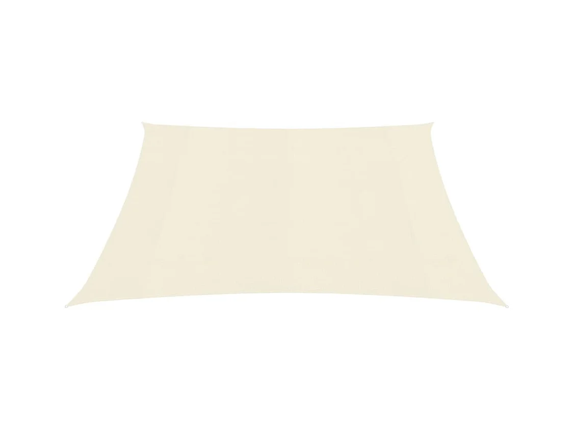 Vela ombreggiante 160 g/m² Crema 7x7 mt HDPE