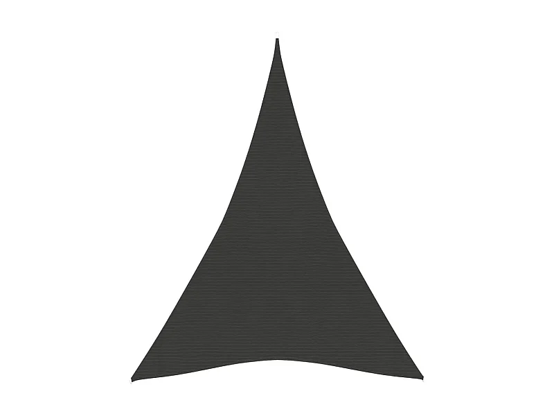 Sonnensegel 160 g/m² Anthrazit 5x7x7 m HDPE