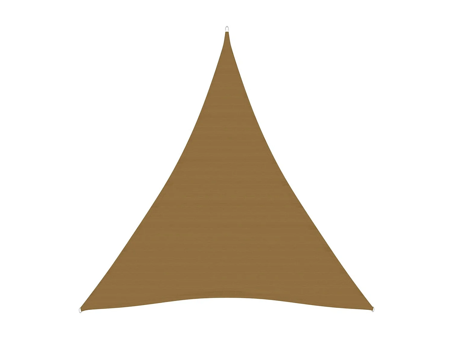 Sonnensegel 160 g/m² Taupe 5x7x7 m HDPE