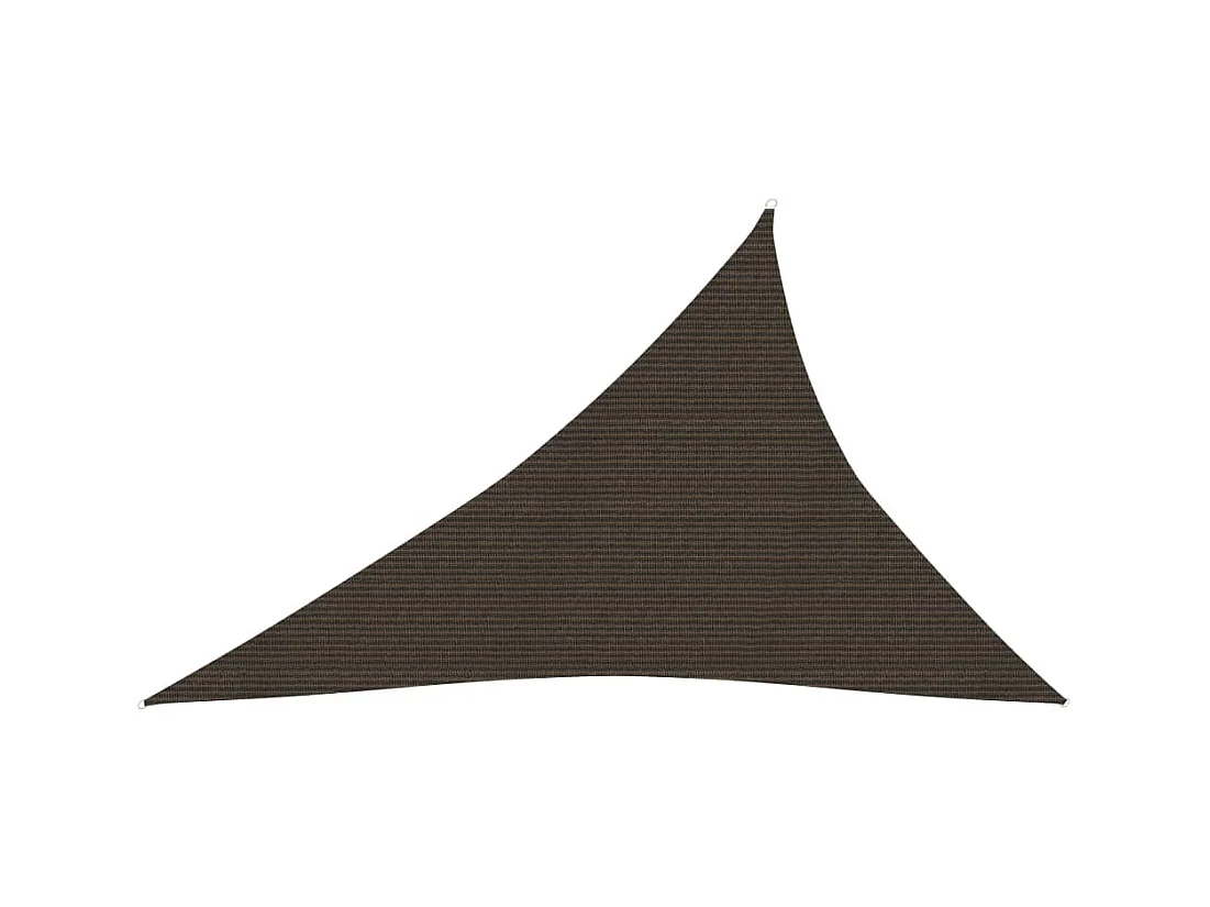 Sonnensegel 160 g/m² Braun 3x4x5 m HDPE