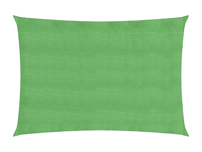 Sonnensegel 160 g/m² Hellgrün 4x6 m HDPE