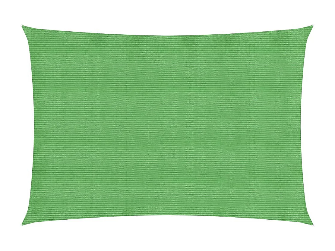 Sonnensegel 160 g/m² Hellgrün 4x6 m HDPE