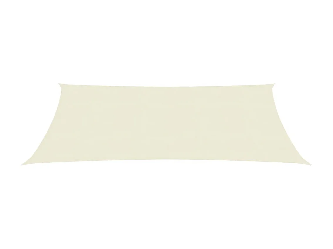 Vela de sombra 160 g/m² Crema 6x7 m HDPE