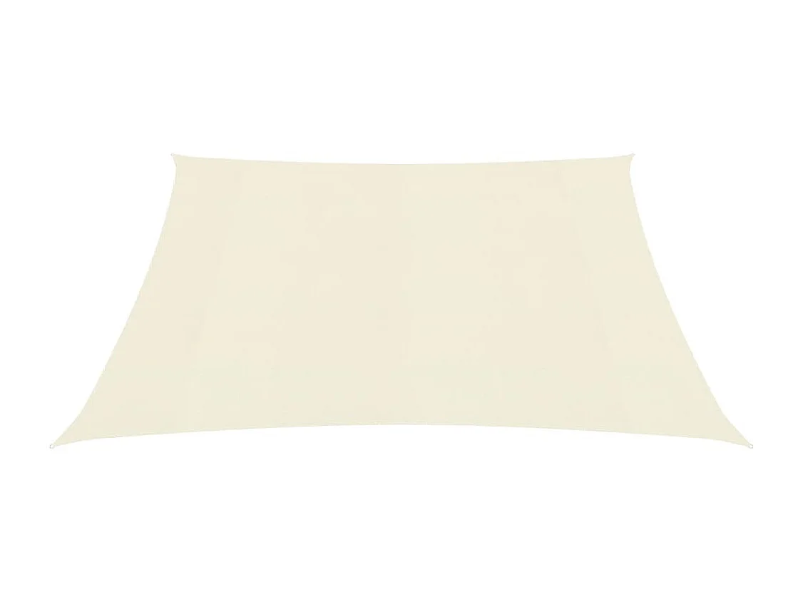 Voile d'ombrage 160 g/m² Crème 2,5x2,5 m PEHD