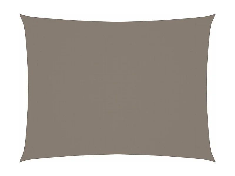 Guarda-sol vela retangular tecido oxford 4x6 m cinza