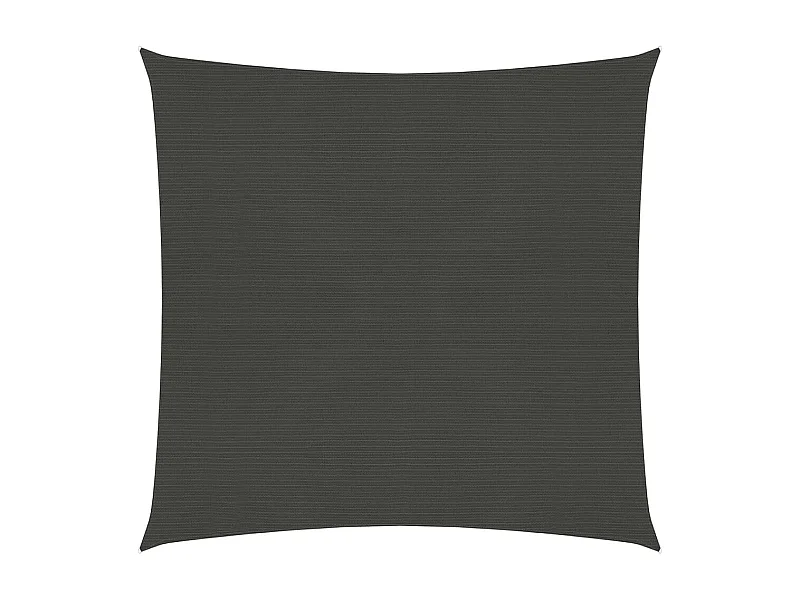 Sonnensegel 160 g/m² Anthrazit 6x6 m HDPE