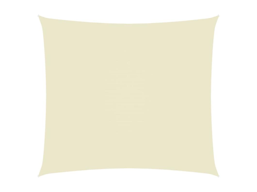 Sonnenschirmsegel rechteckiger Oxfordstoff 6x7 m creme