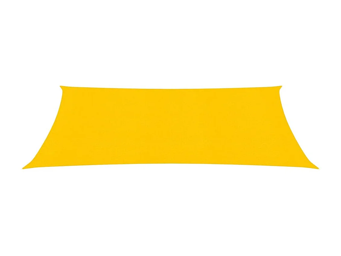 Sonnensegel 160 g/m² Gelb 2x4 m HDPE