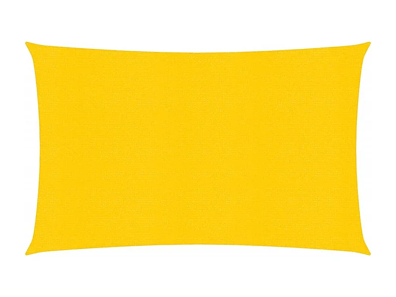 Sonnensegel 160 g/m² Gelb 2x4 m HDPE