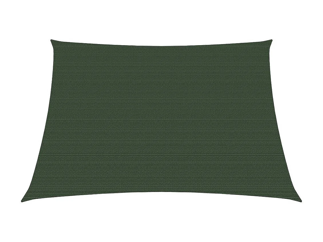 Vela de sombra 160 g/m² Verde oscuro 3/4x2 m HDPE