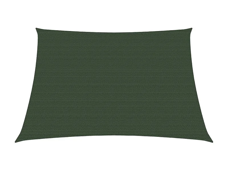 Vela ombreggiante 160 g/m² Verde scuro 3/4x2 m HDPE