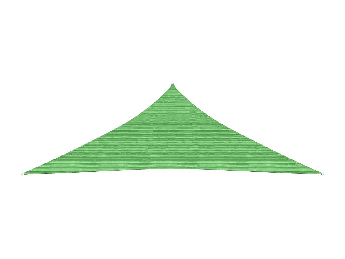 Voile d'ombrage 160 g/m² Vert clair 3,5x3,5x4,9 m PEHD