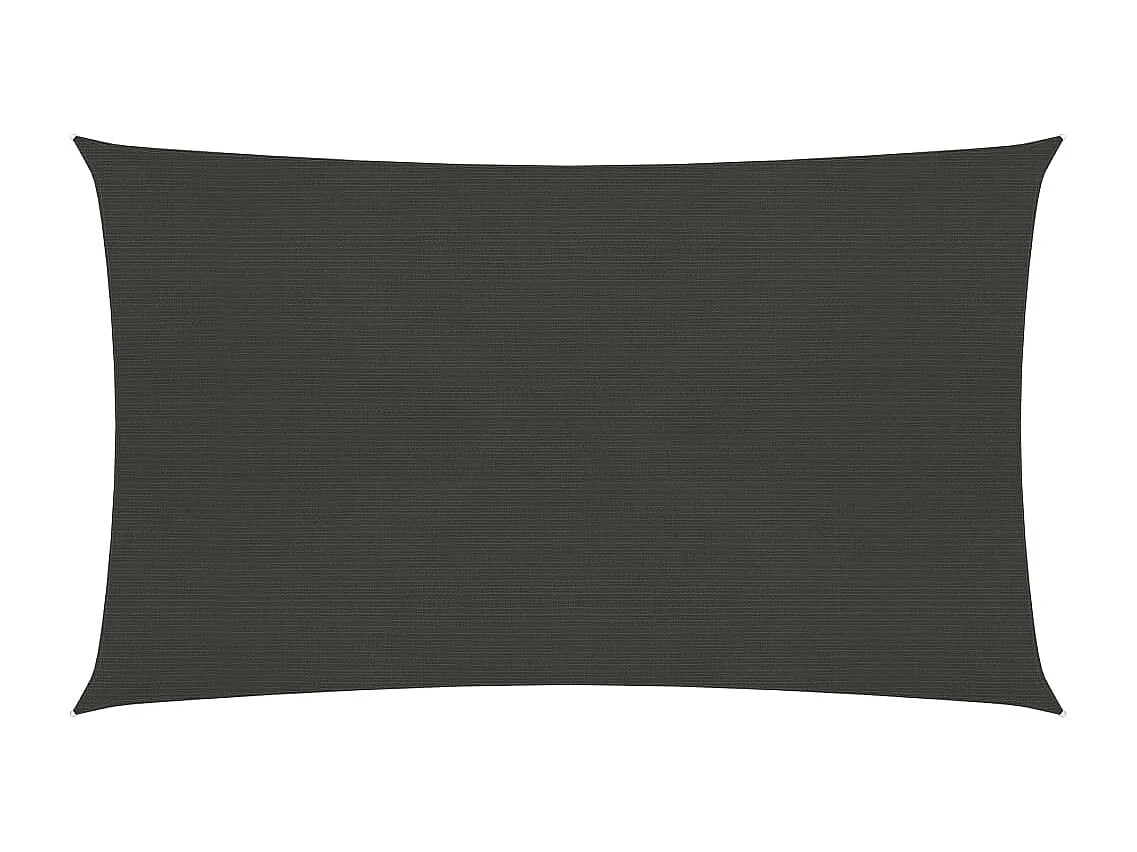Vela ombreggiante 160 g/m² Antracite 2,5x5 m HDPE