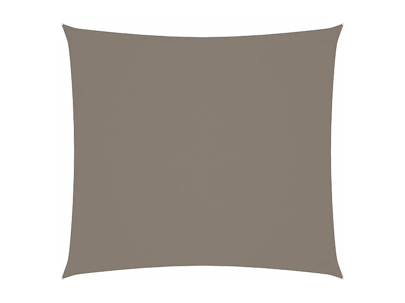 Voile de parasol tissu oxford rectangulaire 2,5x3 m taupe