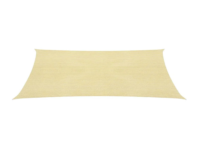 Voile d'ombrage 160 g/m² Beige 2,5x3 m PEHD