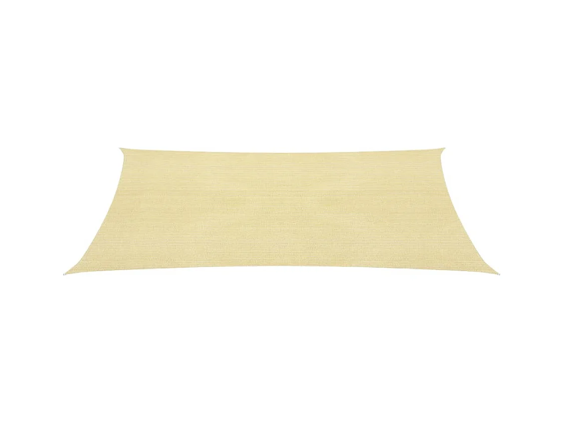 Voile d'ombrage 160 g/m² Beige 2,5x3 m PEHD