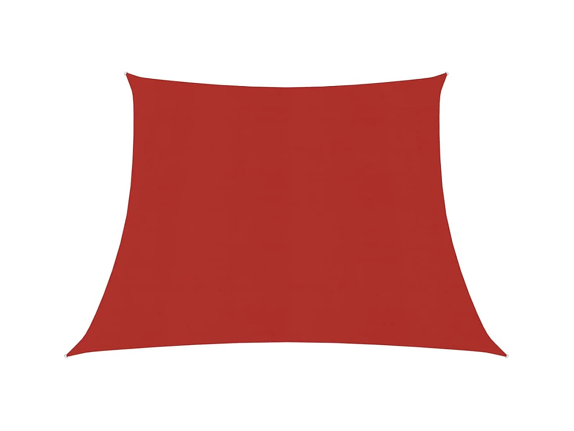 Vela ombreggiante 160 g/m² Rossa 3/4x2 mt HDPE