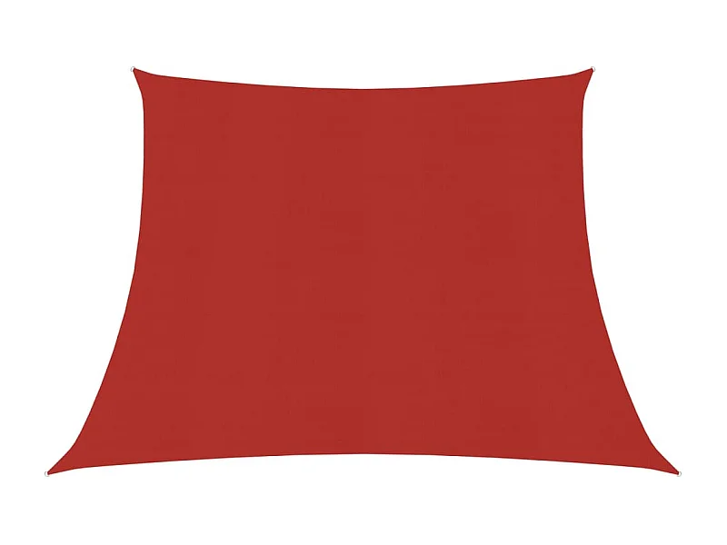 Voile d'ombrage 160 g/m² Rouge 3/4x2 m PEHD