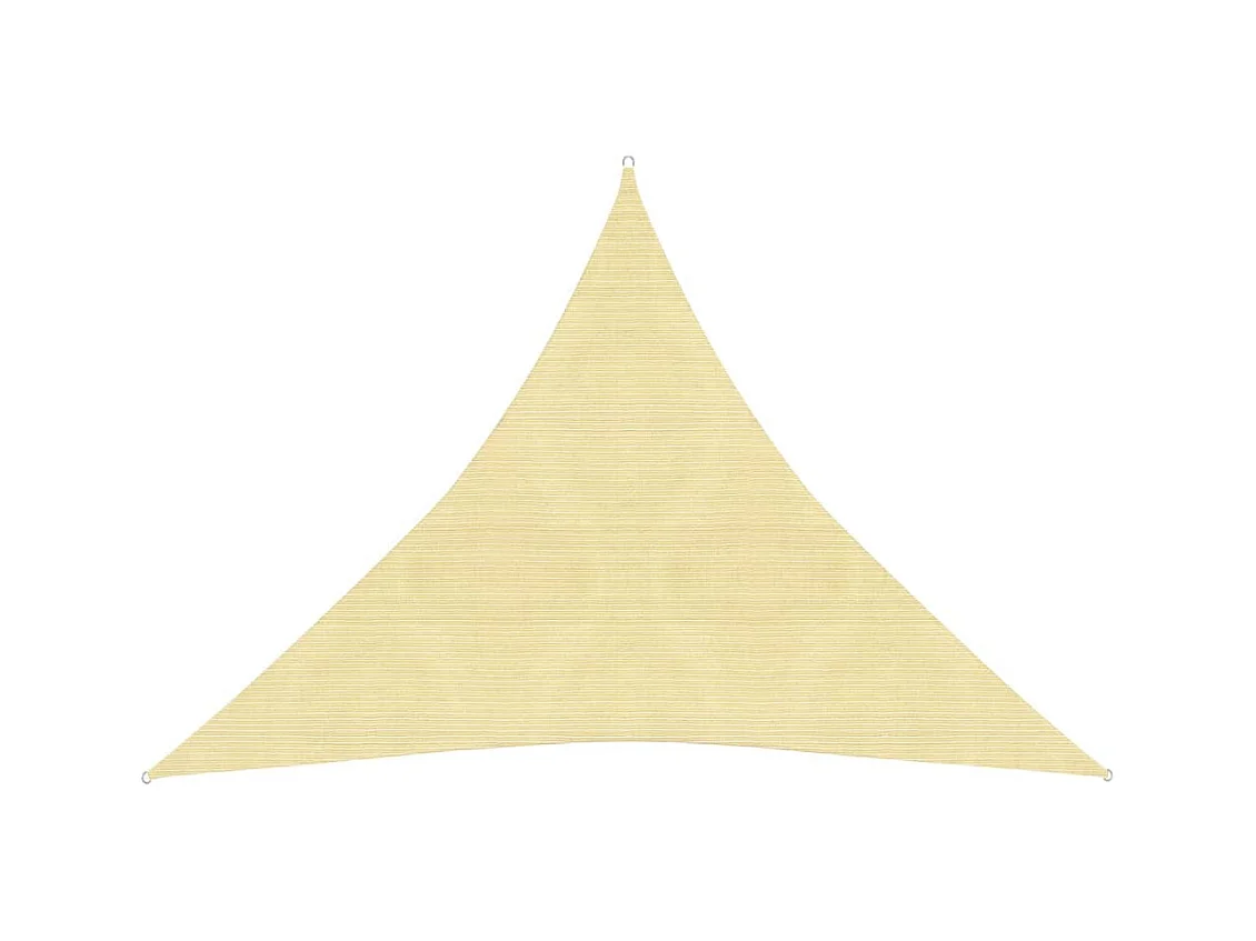 Vela ombreggiante 160 g/m² Marrone 4,5x4,5x4,5 mt HDPE