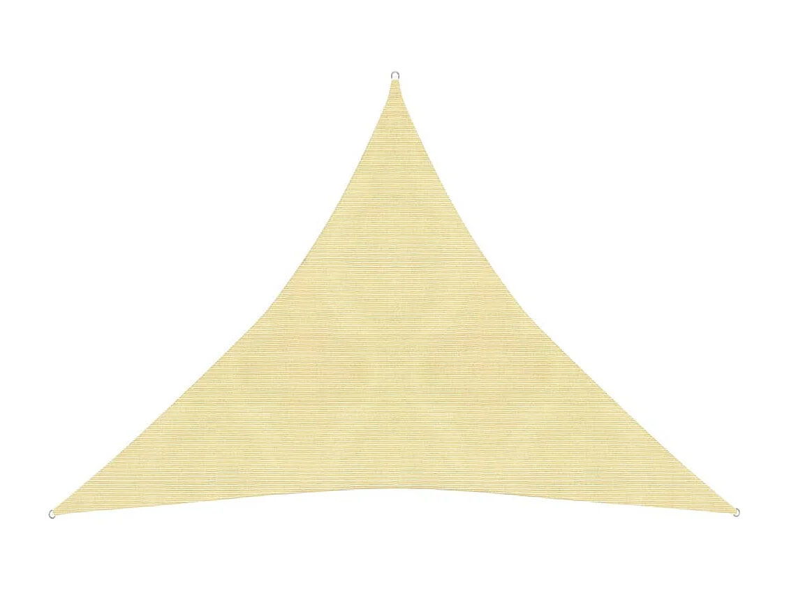 Voile d'ombrage 160 g/m² Marron 4,5x4,5x4,5 m PEHD