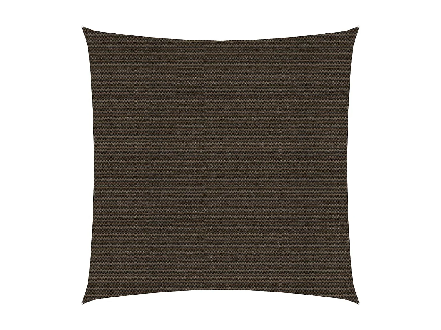 Vela de sombra 160 g/m² Marrón 3,6x3,6 m HDPE