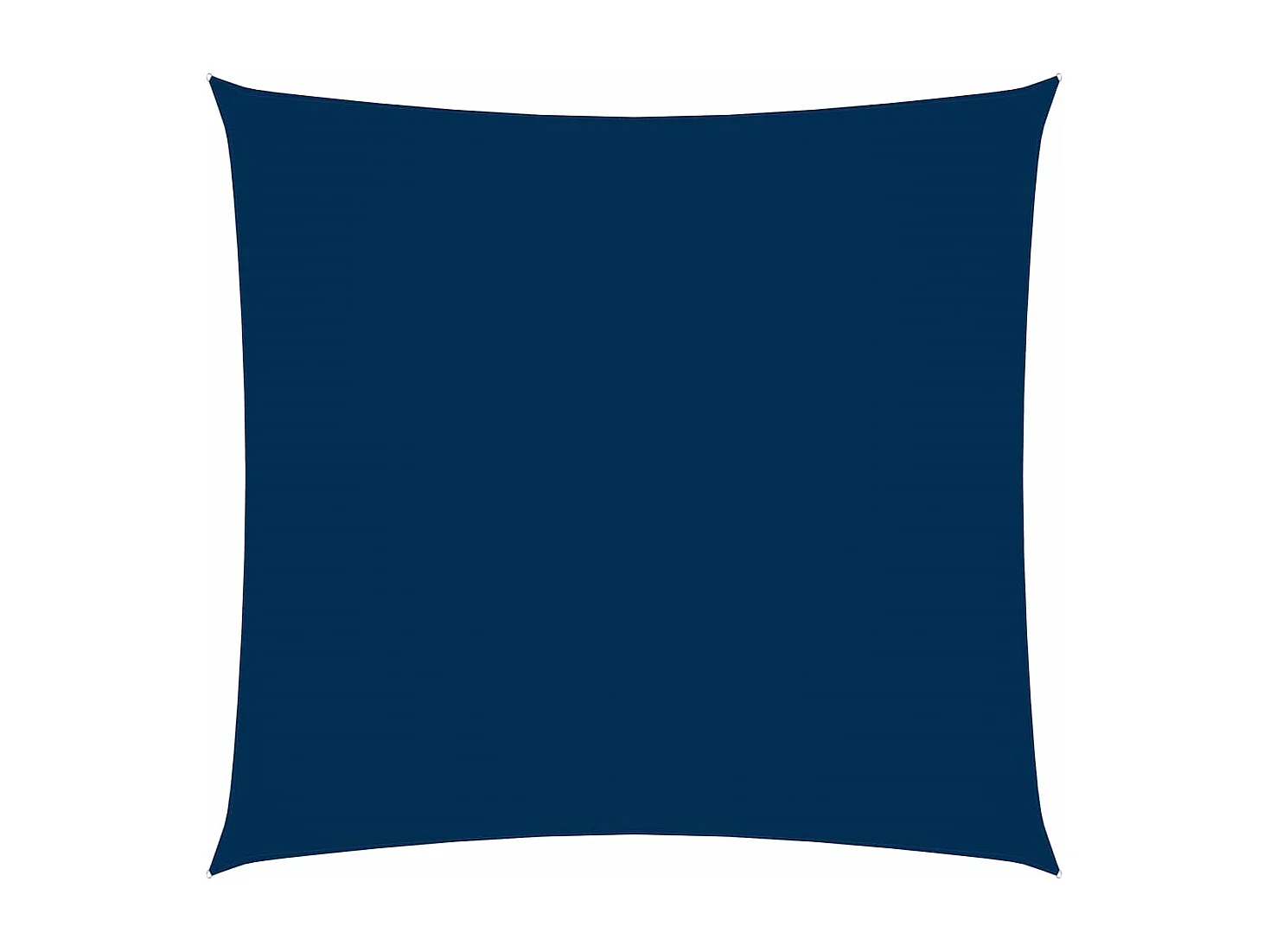 Guarda-sol vela quadrada tecido oxford 3x3 m azul