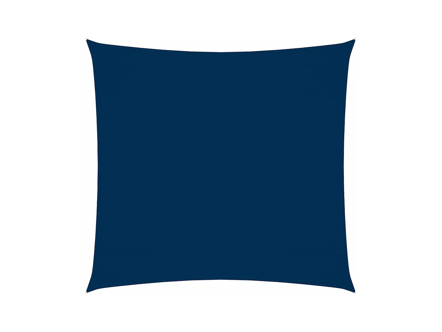 Voile de parasol tissu oxford carré 3x3 m bleu