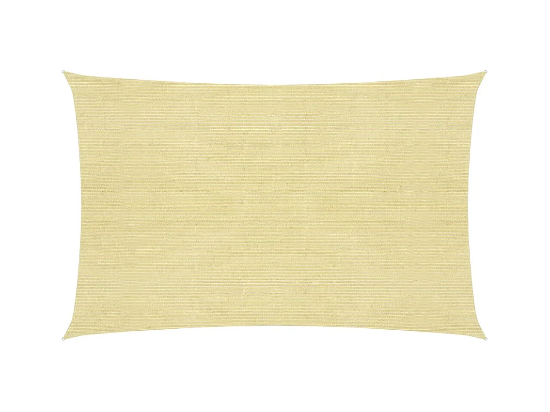 Vela ombreggiante 160 g/m² Beige 3x4 m HDPE