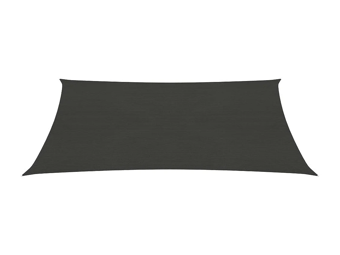 Vela de sombra 160 g/m² Antracite 2,5x3,5 m HDPE