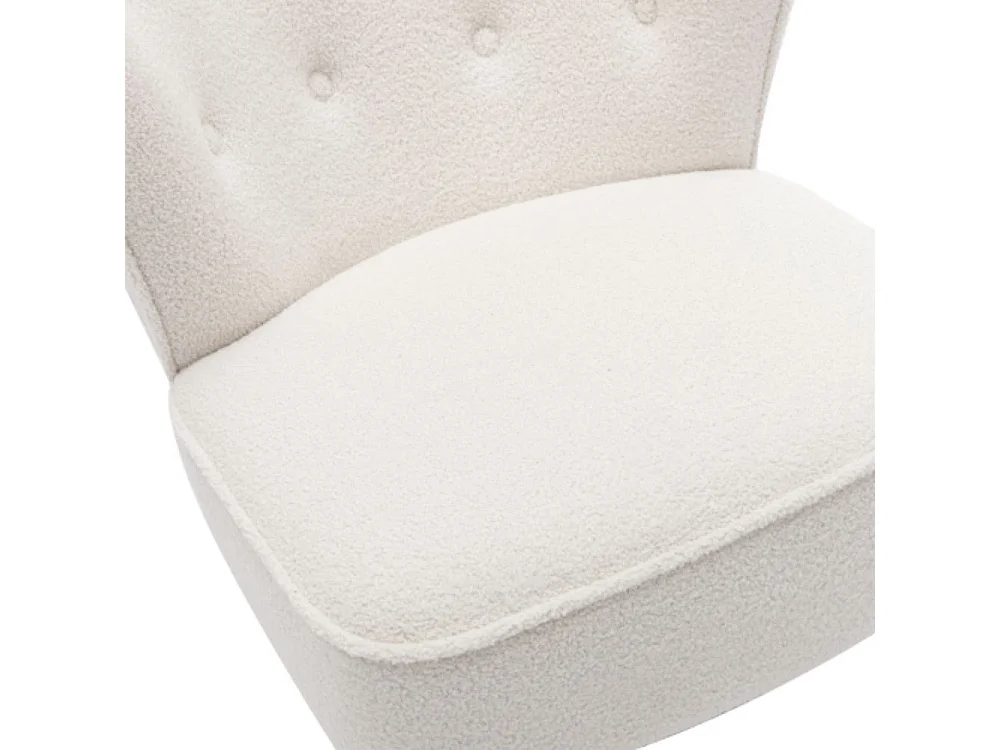 Fauteuil de salon avec dossier extra haut et pieds en bois massif