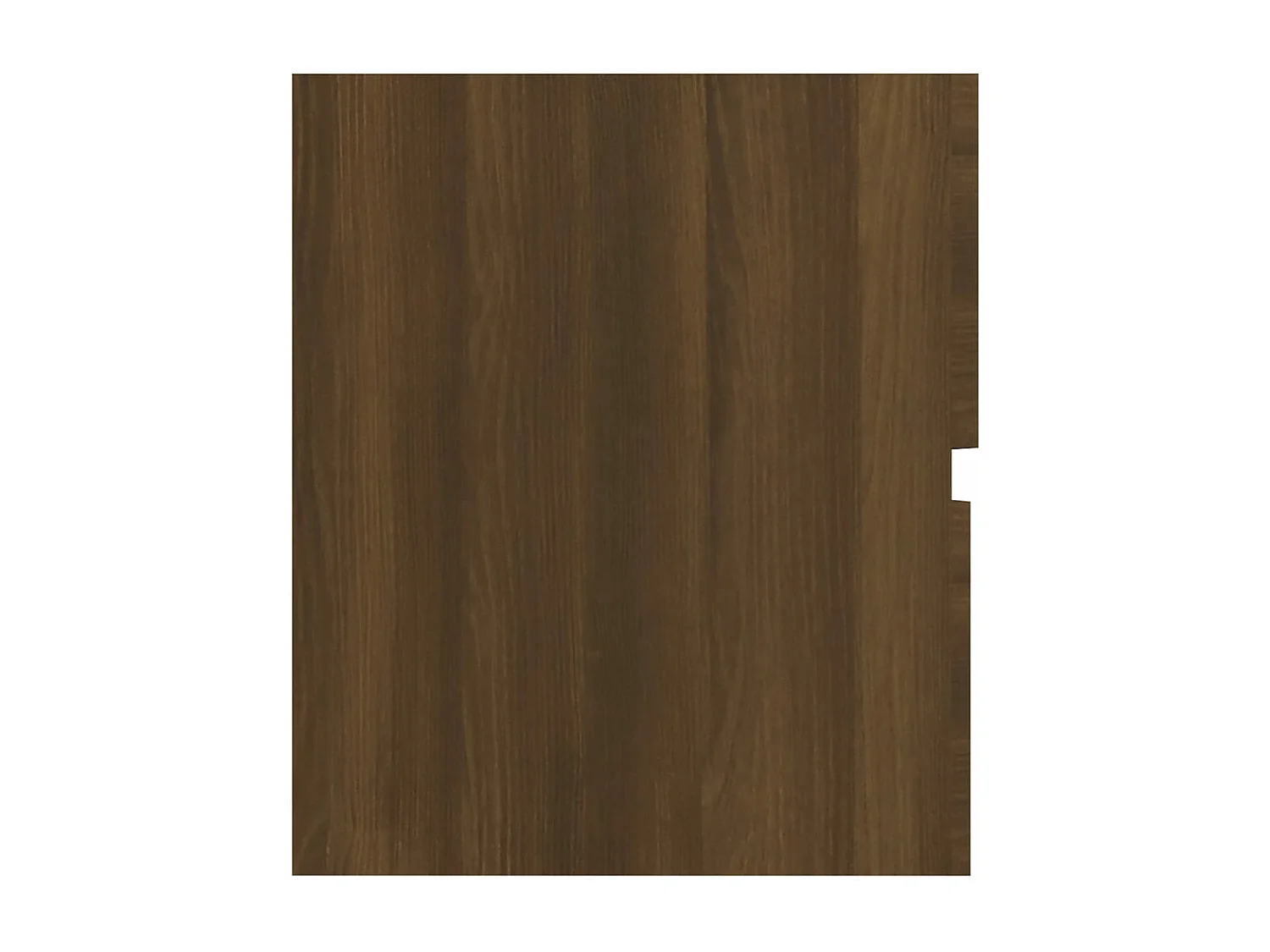 Spoelbakkast Bruin eiken 80x38,5x45 cm Bewerkt hout