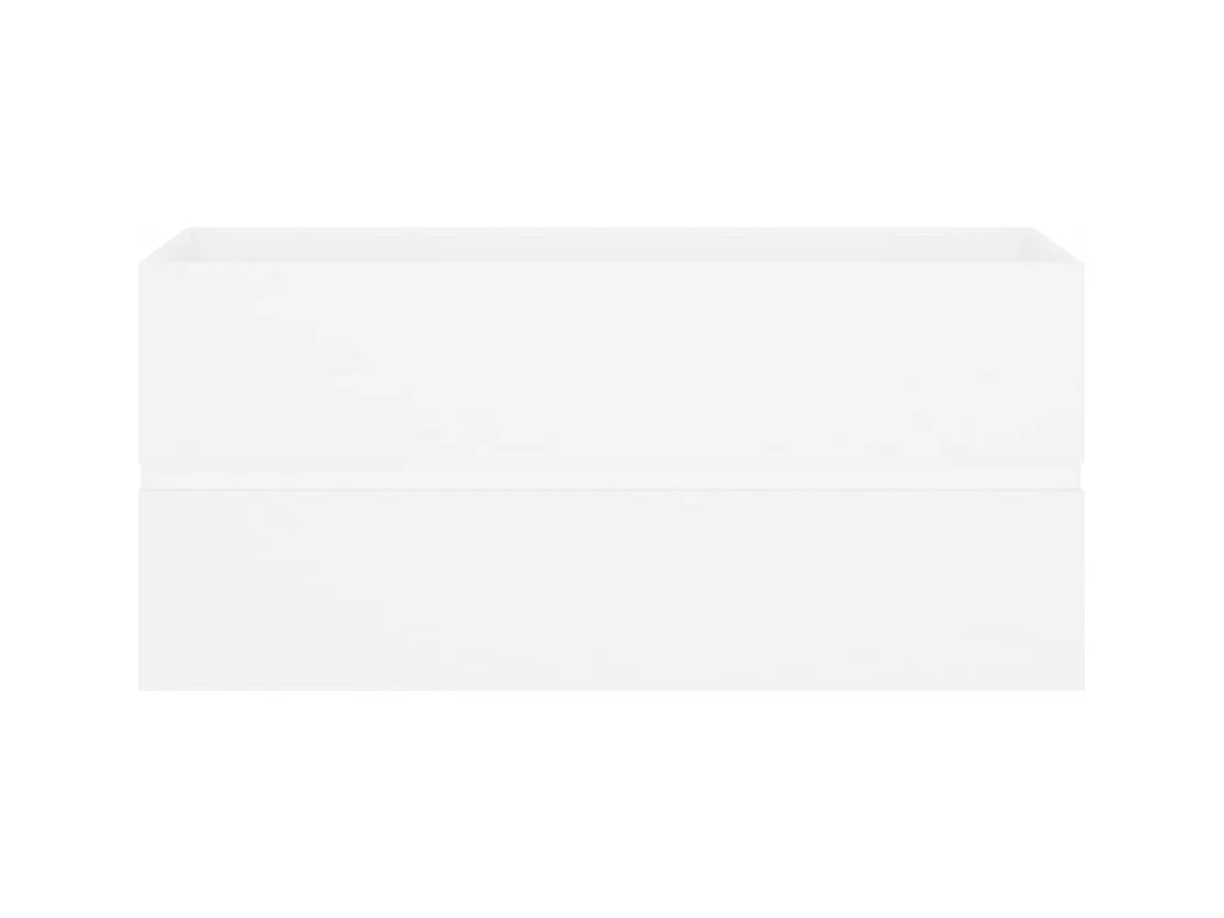 Mueble lavabo Blanco 100x38,5x45 cm Madera contrachapada