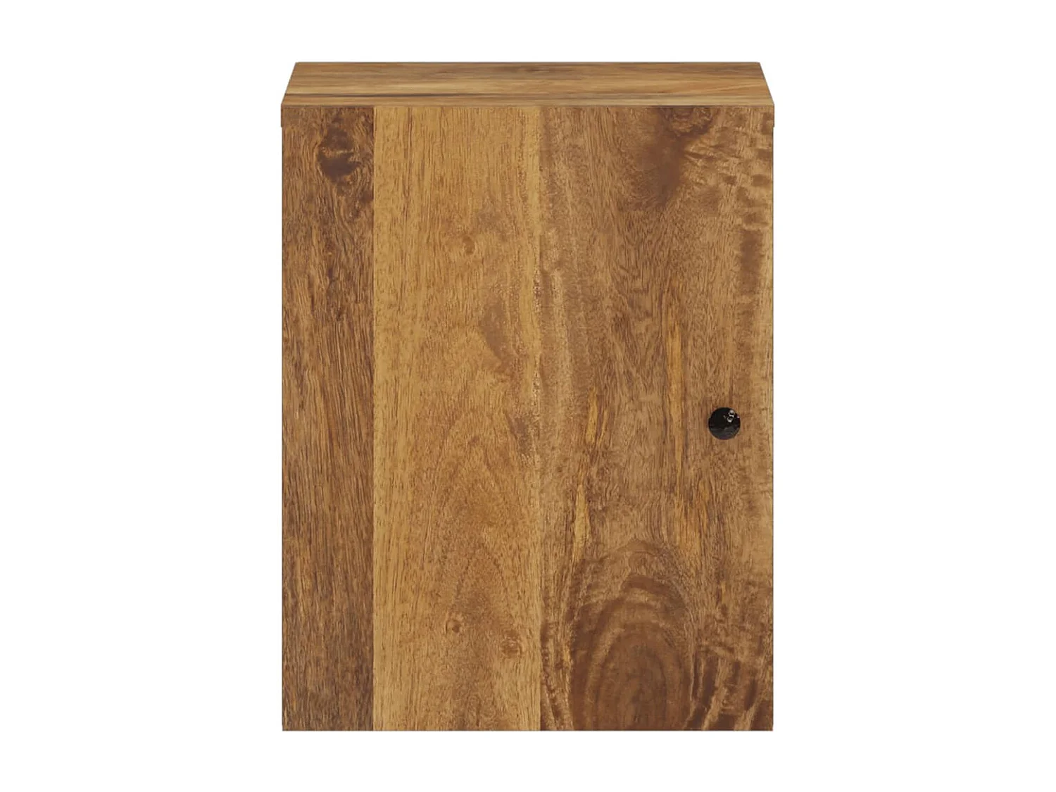 Armoire de salle de bain murale 38x33x48cm bois massif manguier