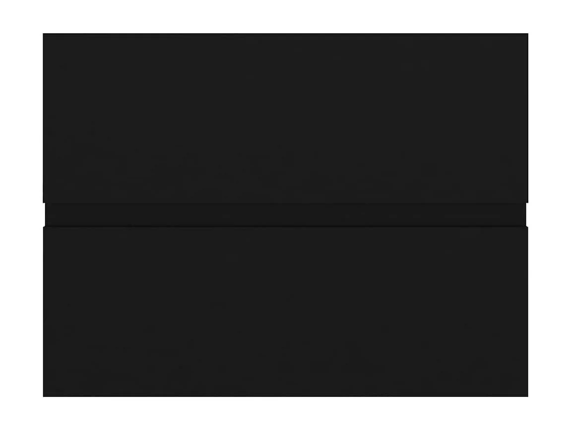 Mobile per lavabo Nero 60x38,5x45 cm MDF