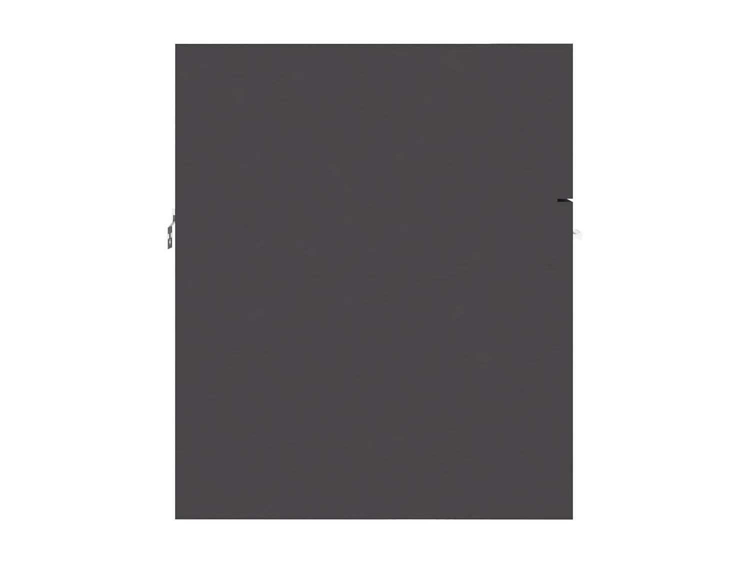 Armário de pia cinza 41x38,5x46 cm Madeira trabalhada