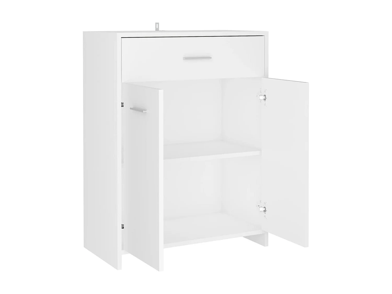 Armoire de salle de bain blanc 60x33x80 cm bois d’ingénierie