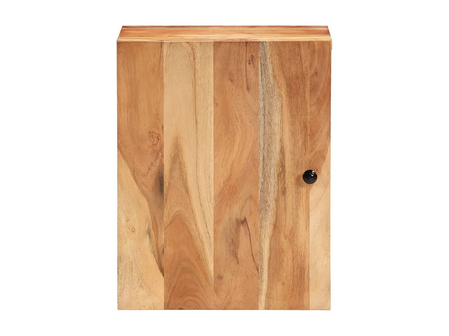 Armoire de salle de bain murale 38x33x48cm bois massif d'acacia