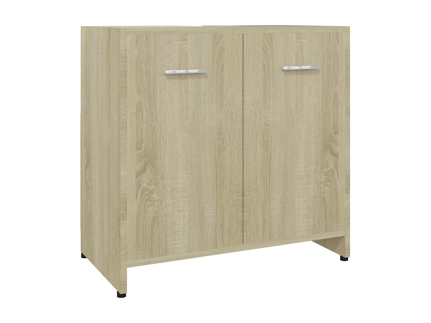 Armoire de salle de bain Chêne sonoma Bois d'ingénierie