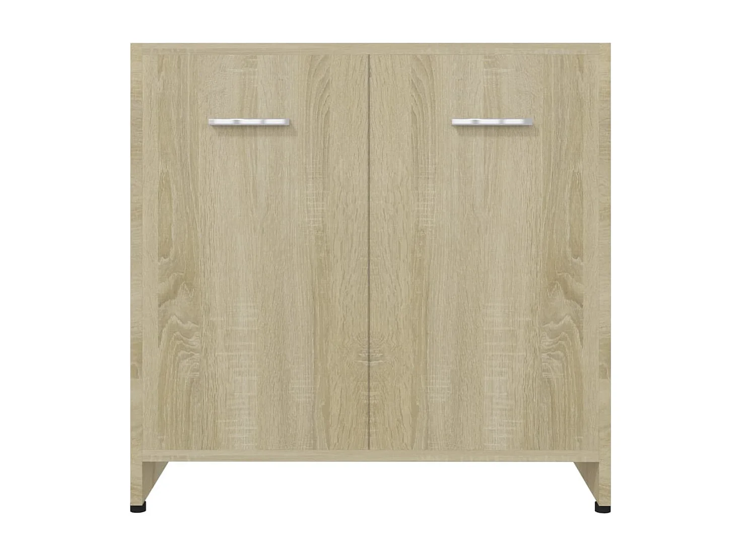 Armoire de salle de bain Chêne sonoma Bois d'ingénierie