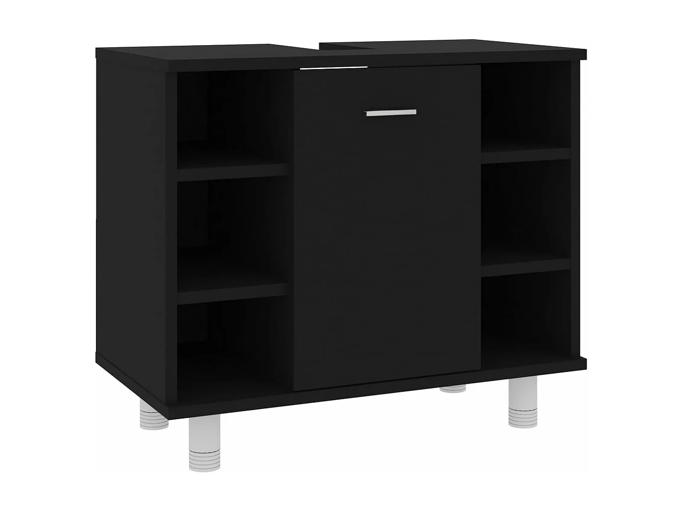 Mobile da bagno Nero 60x32x53,5 cm MDF