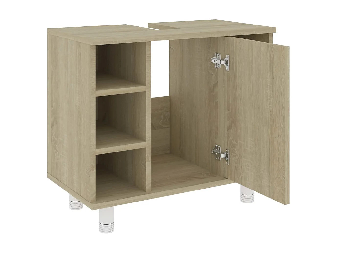 Badezimmerschrank Sonoma-Eiche Holzwerkstoff